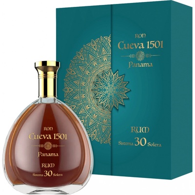 Ron Cueva 1501 Panama Sistema 30 Solera 40% 0,7 l (kazeta)
