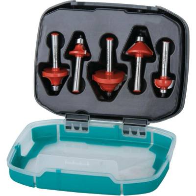 Wolfcraft Sada fréz, délka: 40 mm, ø 22, 25, 31, 38 mm, upínání: 8 mm stoka, 5 ks 8754000