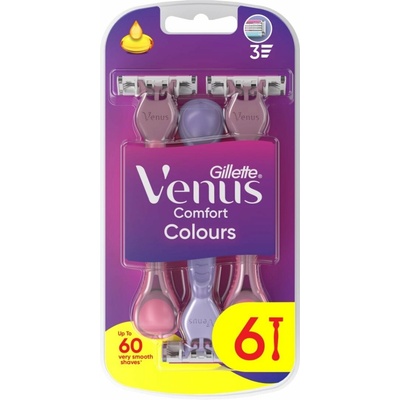 Gillette Venus 3 Comfort Colours 6 ks
