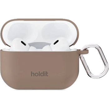 Holdit Калъф Holdit Silicone Case Solid AirPods Pro 1/2 Mocha Brown
