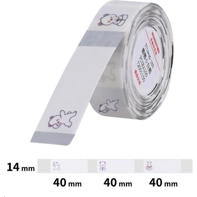 A2G88778801, 14x40mm, 160 бр, Плюшени мечета, самозалепващи се етикети (A2G88778801)