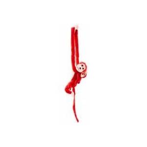 LEAN Toys Mascot Plush Monkey with Baby, Red 90 cm