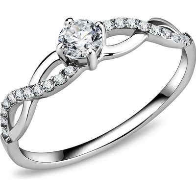 Mabell Dámský prsten z chirurgické oceli JANESSA CZ221DA104 5C45