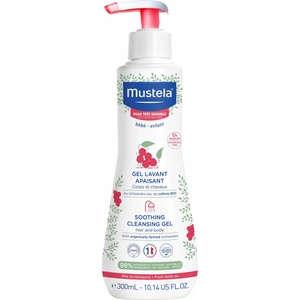 Mustela Измиващ гел за коса и тяло Mustela - За чувствителна и много чувствителна кожа, 300 ml - baby