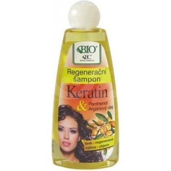 BC Bione regeneračný šampón Keratin & Panthenol Arganový olej 260 ml
