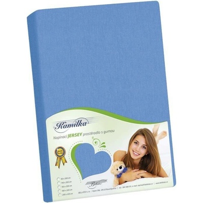 Veratex prostěradlo jersey modré 180x200