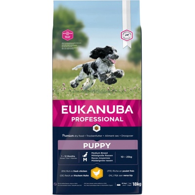 Eukanuba Puppy Medium 18 kg