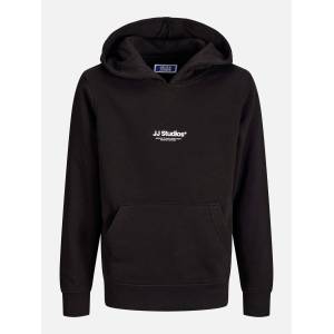 JACK & JONES Суичър Jack and Jones Kids Soho Over The Head Hoodie - Black