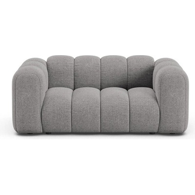 Micadoni Сив шенилов диван 170 cm Lupine - Micadoni (MIC_2S_XS_214_F1_LUPINE6)