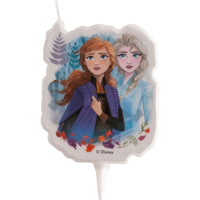 Dekora Свещ за рожден ден - Frozen II Елза и Анна 7, 5см