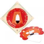 Hape Творчески комплект Hape - Направи си сам картина и маска, Лъв (H5125)