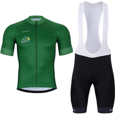 Bonavelo krátky a krátke nohavice TOUR DE FRANCE 2025 zelená/čierna
