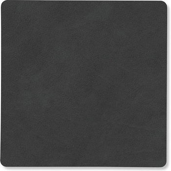 LIND DNA Подложка за чаша SQUARE NUPO 10 x 10 см, черен, кожа, LIND DNA (LIND981801)