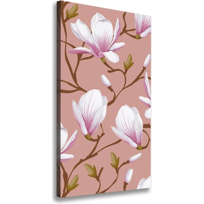 Vertikálny foto obraz na plátne do obývačky Magnolie 50x100 cm