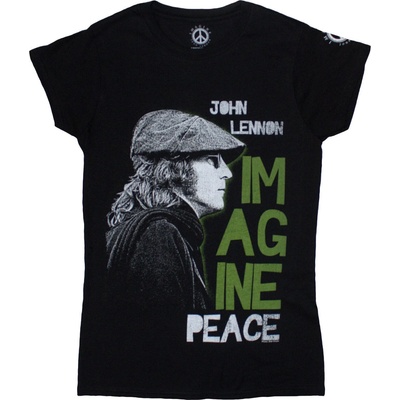 John Lennon Imagine Peace Black L Дамски Риза (<![CDATA[JLTS07LB03]]>)