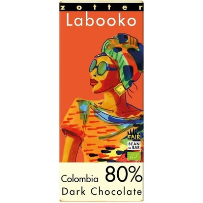 Zotter Bio hořká 80% Kolumbie 70 g