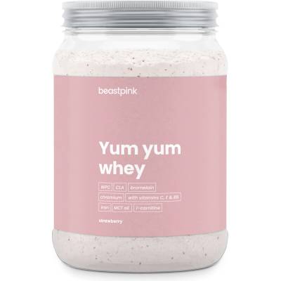 GymBeam BeastPink Yum Yum Whey 500 g ягода