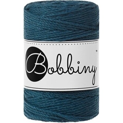 Bobbiny 3PLY Macramé Rope 1, 5 mm 100 m Peacock Blue юта (TD-E018)