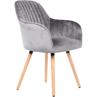 Carmen Трапезен стол КАРМЕН 9970 - сив