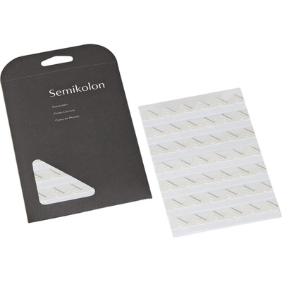 Semikolon 353599 Samolepicí rohy na fotky krémové