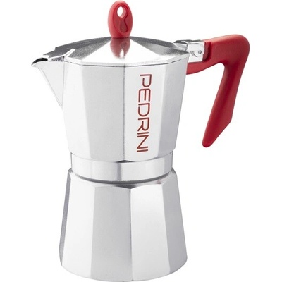 Pedrini Kaffettiera Brillant červená 6 p 0883336090842