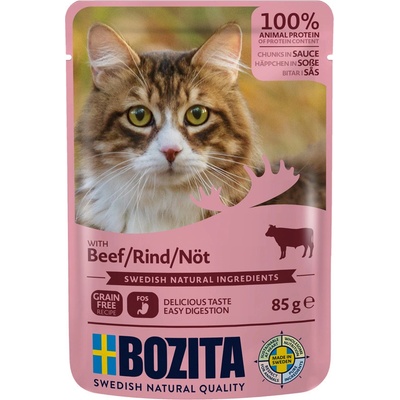 Bozita kúsky v omáčke v miešanom balení hovädzie 12 x 85 g