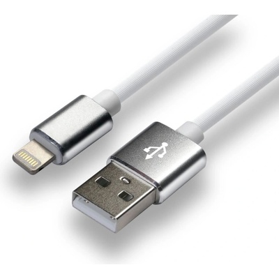 everActive CBS-1MW Micro USB kábel silikón biely 1m