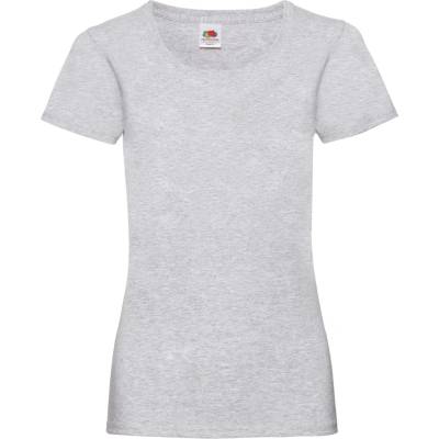 FRUIT OF THE LOOM FU78 Lady Fit Valueweight Tee šedá
