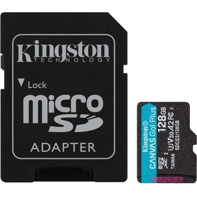 Kingston microSDXC Canvas Go Plus 128GB C10/UHS-I/U3/A2 SDCG3/128GB