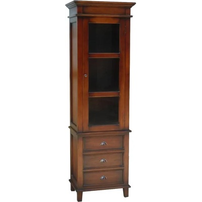 EX Home Витрина EX Home модел Bergamo АК, 60 см, Махагон масив