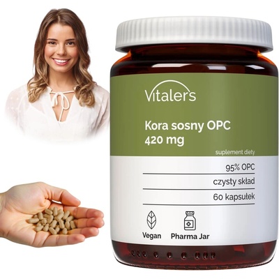 Vitaler's OPC Borovicová kôra 420 mg 60 kapsúl