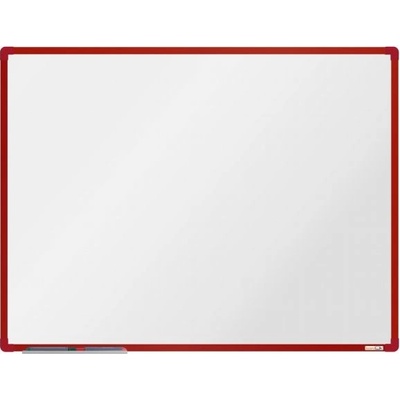 VMS VISION, s.r.o. Magnetická tabuľa 120 x 90 email, červený rám