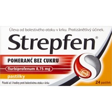 STREPFEN POMERANČ BEZ CUKRU ORM 8,75MG PAS 24