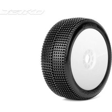 Jetko Sting Super Soft 1:8 Buggy Pre-glued White Revo Rims 2