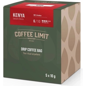 COFFEE LIMIT DRIP COFFEE BAG Kenya Sakami Gloria 5 x 10 g
