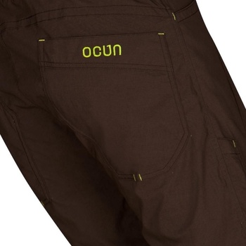 Ocún Mánia shorts men brown yellow