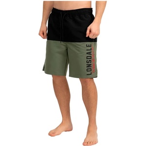 Lonsdale Бански гащета Lonsdale Hayling swimming shorts - Green (Olive / Black / Red)
