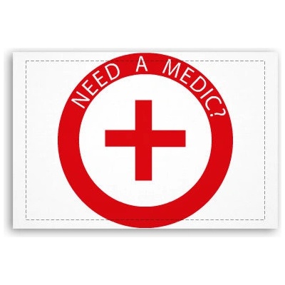 Fotoobraz 60x40 cm malý Need a medic?