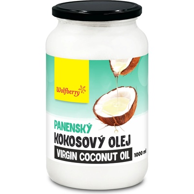 Wolfberry Panenský kokosový olej Bio 1 l – Zbozi.Blesk.cz