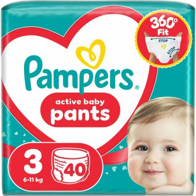 Pampers Active pants 3 40ks