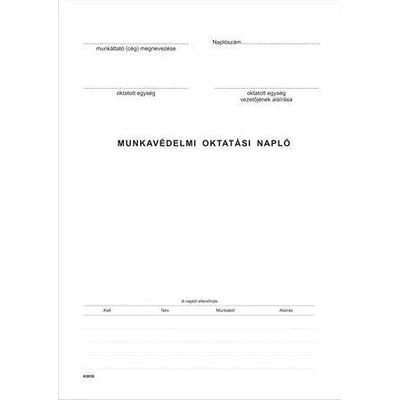 VICTORIA Печатен дневник за обучение по БЗР, 40 страници, a4, victoria paper, 10 блока в опаковка ko656 (ko656)