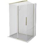 Mexen Rox-3S душ кабина 3-стенна плъзгаща се 115 x 95 см, прозрачна, златна - 8C2-115-095-50-00-3S (8C2-115-095-50-00-3S)