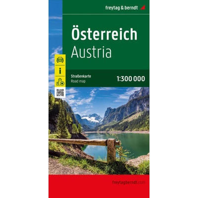 Österreich, Straßenkarte 1:300.000, freytag & berndt