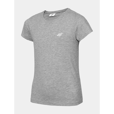 4F cold dětské tričko HJL22 JTSD001 light grey melange