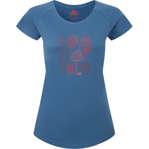 Mountain Equipment Дамска тениска Mountain Equipment Women's Leaf Tee T-shirt - Stellar Blue - размер 38 (EU) (916-5949-0413)