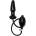 Rimba Inflatable Butt Plug Small with Massive Core Black