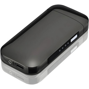HARAHU Електрическа запалка с usb зареждане sh-25702 - Черна / Лъскава kp25702
