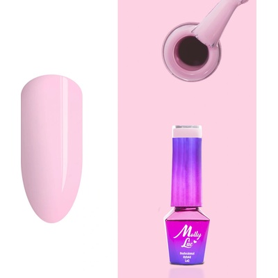 Allepaznokcie MollyLac gél lak 28 A SUBTLE KISS 5 ml