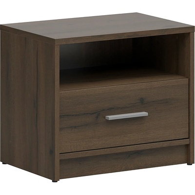 Black Red White Нощно шкафче nepo plus kom1s дъб нобле