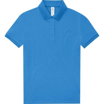 B&C Collection B&C MY POLO 210 / Дамска поло тениска от пике от тежък памук - езерно синьо M (01W463zm902)